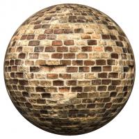 PBR texture wall bricks